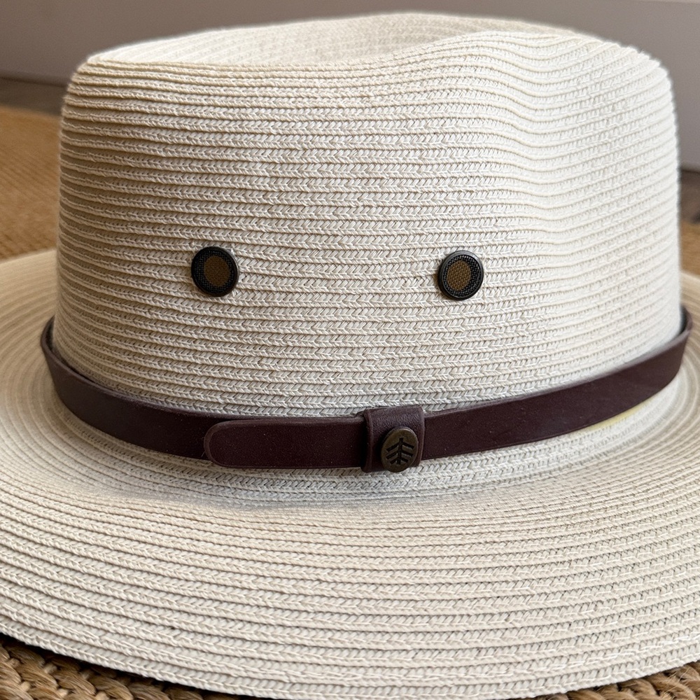 Coolibar Men’s Smartstraw UPF 50+ Packable Golf Hat—L/XL - Picture 3 of 10